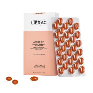 Lierac Arkeskin Comfort & Beauty for the Skin 60 Caps Συμπλήρωμα Διατροφής που Βελτιώνει τα Σημάδια της Ορμονικής Γήρανσης της Επιδερμίδας  