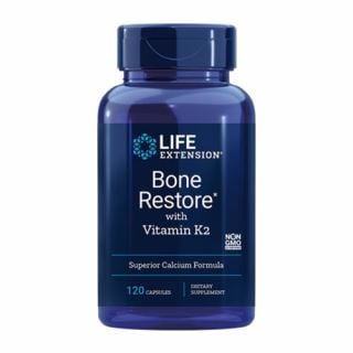 Life Extension Bone Restore with Vitamin K2 120 Caps