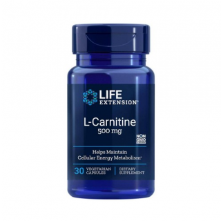 Life Extension L-Carnitine 500mg 30 Caps Κυτταρικός Μεταβολισμός