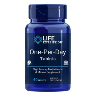 Life Extension One-Per-Day 60 Tabs Ισχυρή Πολυβιταμίνη