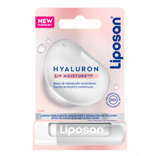 Liposan Hyaluron Lip Moisture Plus Rose Ενυδατικό Balm Χειλιών με Υαλουρονικό Oξύ 5.2g