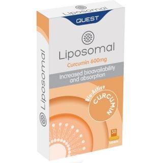Quest Liposomal Curcumin 600mg 30 Tabs 