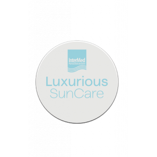 Intermed Luxurious Sun Care Silk BB Compact SPF50+, 12gr Πούδρα για Ματ Αποτέλεσμα & Κάλυψη των Ατελειών με Δείκτη Προστασίας Ανοιχτή Απόχρωση 