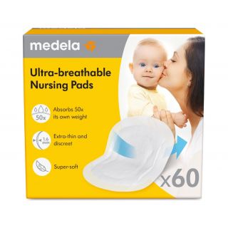 Medela Ultra Breathable Nursing Pads 60pcs