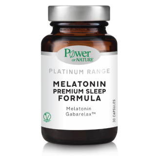 Power of Nature Platinum Range Melatonin Premium Sleep Formula 30caps Συμπλήρωμα Διατροφής για Βελτίωση Ύπνου