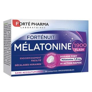 Forte Pharma Forte Nuit Melatonin 1900 Flash 30 Tablets Συμπλήρωμα Διατροφής με Μελατονίνη 
