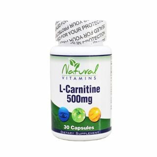 Natural Vitamins L-Carnitine 500mg 30 Caps