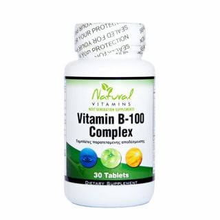 Natural Vitamins Vitamin B-100 Complex 30 Tabs