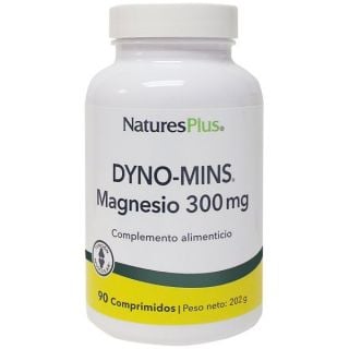Natures Plus Dyno Mins Magnesium 300mg 90tabs Συμπλήρωμα Μαγνησίου για Οστά και Μύες