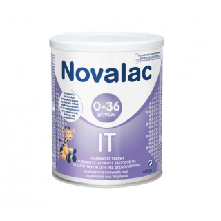 Novalac IT 400gr Γάλα σε Σκόνη 0m+ για την Αντιμετώπιση της Δυσκοιλιότητας