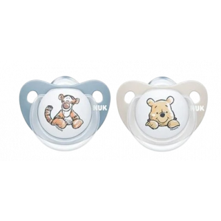 Nuk Trendline Disney Winnie 10.572.218 Πιπίλα Σιλικόνης ( 6-18 Μηνών) 1 Τεμάχιο