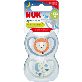 Nuk Trendline Night Πιπίλα Σιλικόνης 18-36m (10.739.712) 1τεμάχιο