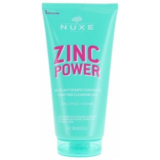 Nuxe Zinc Power Purifying Cleansing Gel 150ml Gel Καθαρισμού Προσώπου για Ακνεϊκές Επιδερμίδες