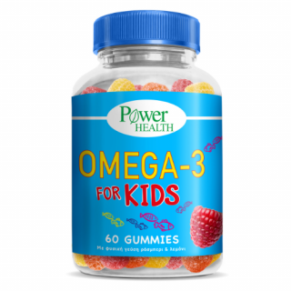 Power Health Omega 3 for Kids 60gummies Παιδικό Συμπλήρωμα Διατροφής με Ωμέγα-3