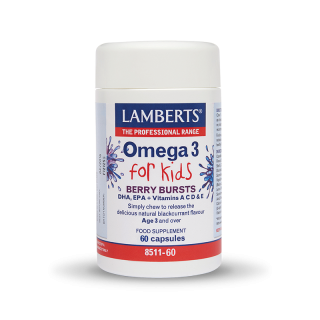 Lamberts Omega 3 For Kids Berry Bursts 60 Caps