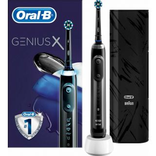 Oral-B Genius X Black Special Edition Ηλεκτρική Οδοντόβουρτσα 1 Τεμάχιο