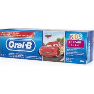Oral-B Παιδική Οδοντόκρεμα Kids Disney Cars για 3+ χρονών 75ml 