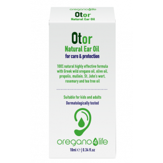 Oregano 4 Life Otor Natural Ear Oil Φυτικό Έλαιο για την Φροντίδα & Προστασία των Αυτιών 10ml