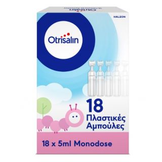 Otrisalin Monodose Ampoules 30 Αμπουλες x 5ml για Καθαρισμό Μύτης