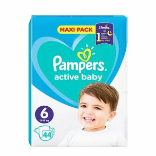 Pampers Active Baby Maxi Pack No6 (13 - 18kg) 44