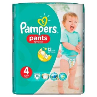 Pampers Pants Maxi No4 (9 - 14kg) 16