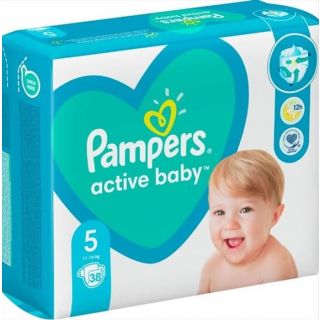 Pampers Active Baby No.5 (11-16kg) Βρεφικές Πάνες 38 Τεμάχια