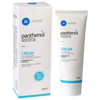 Panthenol Extra Cream κρέμα για ερεθισμένα και ευαίσθητα δέρματα 125ml (25ml δωρεάν προϊόν)
