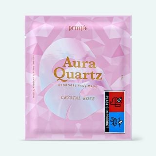 Petitfee Aura Quartz Hydrogel Face Sheet Mask Crystal Rose 1 Item