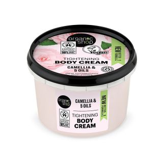 Natura Siberica Organic Shop Κρέμα Σώματος Βιολογική Καμέλια & 5 Έλαια 250ml