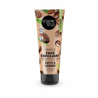 Natura Siberica Organic Shop Face Gommage Morning Coffee Απαλό Απολεπιστικό Scrub Προσώπου 75ml