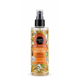 Natura Siberica Organic Shop Body Desserts Vanilla Milkshake Body Mist με Λάμψη 200ml