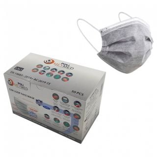 Poli Meymed  3PLY Ear Loop Face Mask Type I  Grey 10pcs