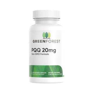 Green Forest PQQ 20mg 60veg.caps Συμπλήρωμα Διατροφής για την Υποστήριξη της Λειτουργίας του Εγκεφάλου & της Μνήμης