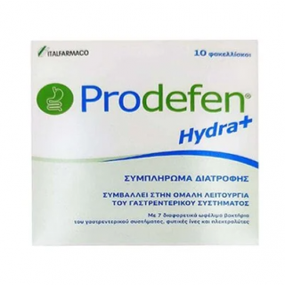 Italfarmaco Prodefen Hydra+, 10 Φακελίσκοι Για Την Ομαλή Λειτουργία Του Γαστρεντερικού Συστήματος