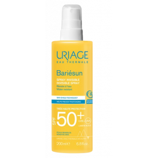 Uriage New Bariesun Invisible Spray Spf50 200ml Αντηλιακό Σπρέι για Πρόσωπο & Σώμα με Άρωμα 