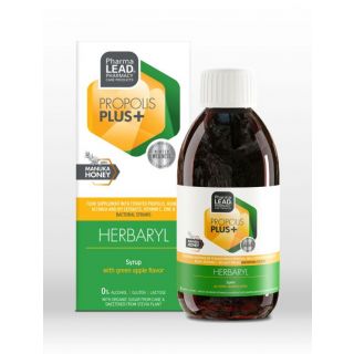 Pharmalead Propolis Plus+ Herbaryl Συμπλήρωμα Διατροφής Με Προπόλη Μέλι Εκχύλισμα Αλθαίας & Κισσού 200ml
