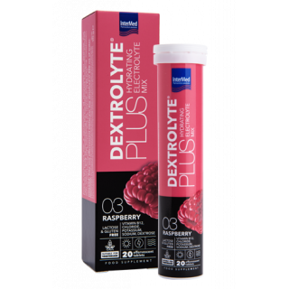 Intermed Dextrolyte Plus Hydrating Electrolyte Mix Raspberry Flavored 20eff.tabs Συμπλήρωμα Διατροφής για Ενυδάτωση & Αναπλήρωση Ηλεκτρολυτών