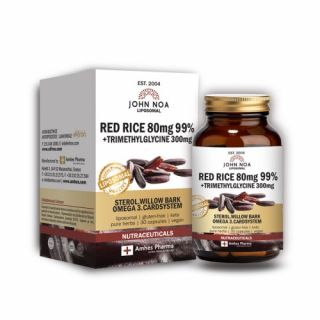 John Noa Red Rice 80mg 99%  & Trimethylglycine 300mg Λιποσωμιακό 30caps