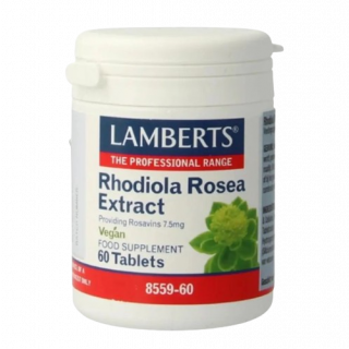 Lamberts Rhodiola Rosea Extract 60 tabs Συμπλήρωμα Διατροφής με Εκχύλισμα Rhodiola Rosea