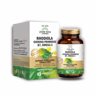 John Noa Rhodiola Evening Primrose B7 & Omega 3 Λιποσωμιακό 30caps