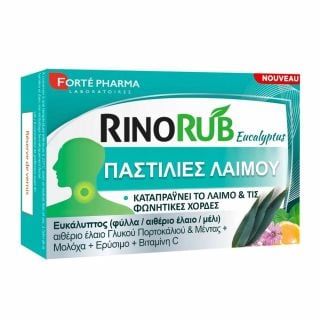 Forte Pharma RinoRub Throat Eucalyptus Pastilles 20 Items