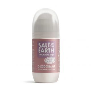 Salt of the Earth Vegan Refillable Roll-On Deodorant Lavender & Vanilla 75ml Αποσμητικό Επαναγεμιζόμενο Roll-On με Άρωμα Λεβάντα & Βανίλια