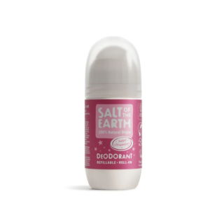 Salt of the Earth Vegan Refillable Roll-On Deodorant Sweet Strawberry 75ml Αποσμητικό Επαναγεμιζόμενο Roll-On με Άρωμα Γλυκιά Φράουλα