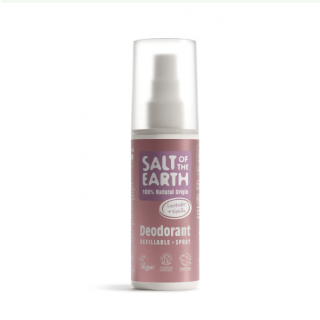 Salt of the Earth Vegan Natural Deodorant Spray Lavender & Vanilla 100ml Αποσμητικό Χωρίς Αλουμίνιο Με Αρωμα Λεβάντα & Βανίλια 