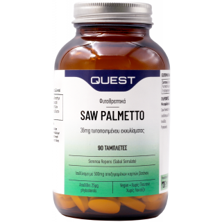 Quest Saw Palmetto 36mg Extract 90 Tabs Aνδρικό Αναπαραγωγικό Σύστημα