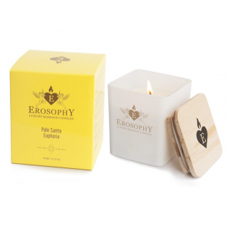 Erosophy  Κερί Ιδανικό για Μασάζ Palo Santo Euphoria Σαφράν & Σανδαλόξυλο 140gr