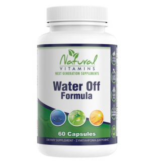 Natural Vitamins Water Off Formula Κατά της Κατακράτησης Υγρών 60caps