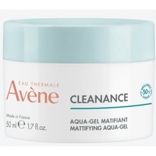 Avene Cleanance Aqua-Gel Ενυδατική Κρέμα για Ματ Αποτέλεσμα για Ευαίσθητο Δέρμα με Ατέλειες 50ml