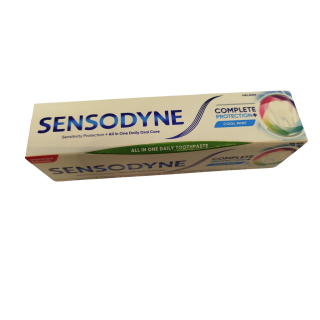 Sensodyne Complete Protection Cool Mint Improved Formula 75ml All in One Daily Toothpaste For Sensitive Teeth