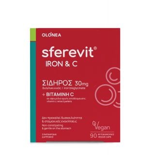 Olonea Sferevit Σίδηρος & Βιταμίνη C 90κάψουλες
